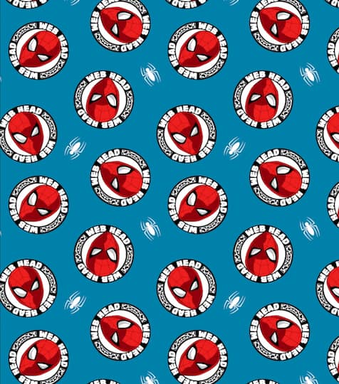 Marvel® Spider-Man Web Head Fleece Fabric